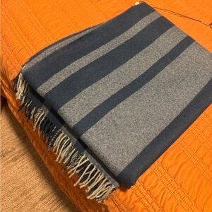 Alicia Adams Alpaca Blue and Gray blanket